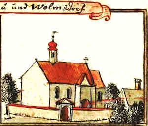 und Wolmsdorf - Kościół, widok ogólny